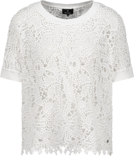 Pullover - Spitzenmuster