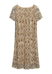 Kleid - Ajourmuster