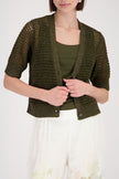 Strickjacke - Lurex