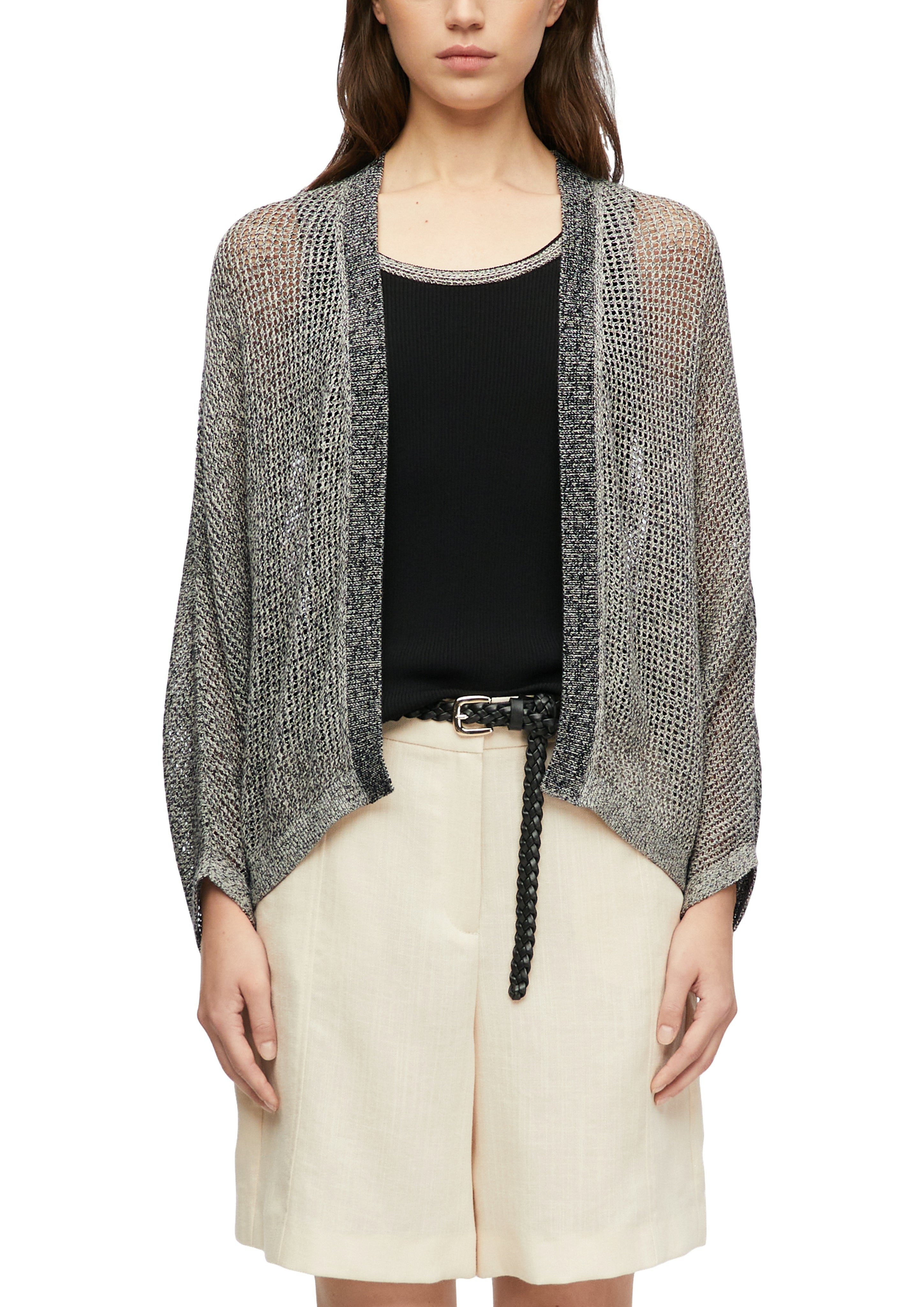 Strickjacke - Ajourstrick