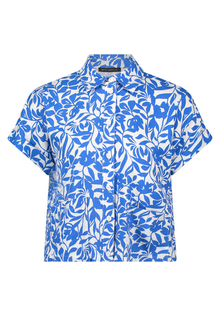 Leinenbluse - Flowerprint