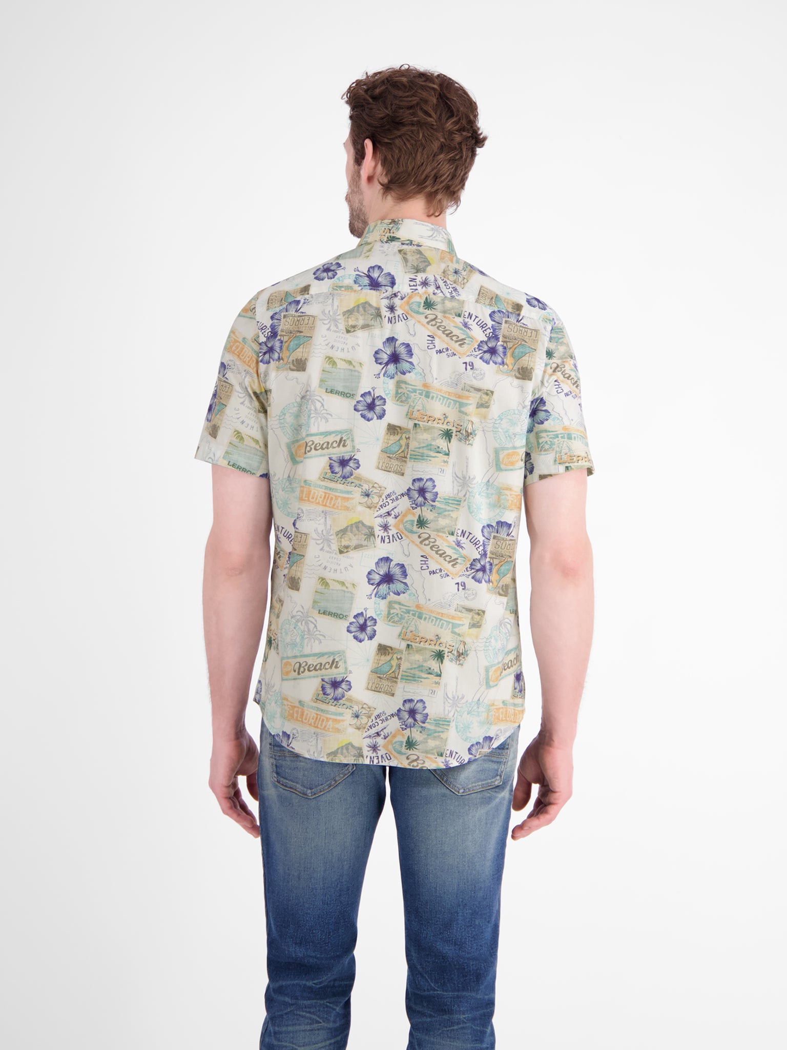 Kurzarmhemd - Hawaiiprint