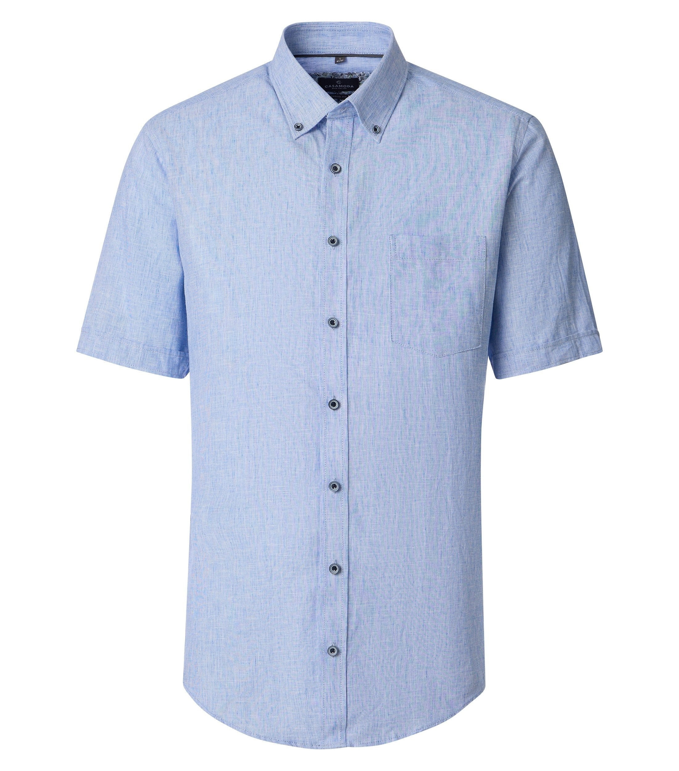 Leinenhemd - Button Down Kragen
