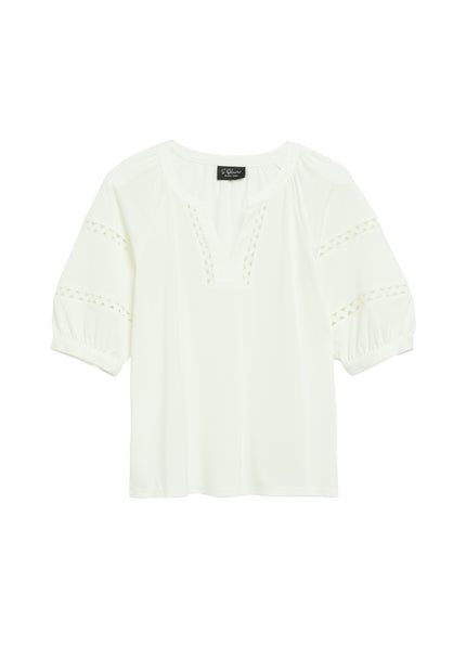 T-Shirt - Spitzendetails