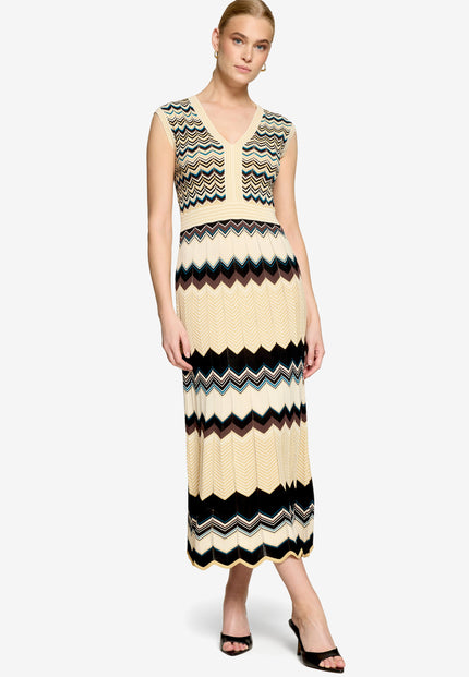 Strickkleid -Lurexfaden