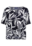 Blusenshirt - Tropical-Print