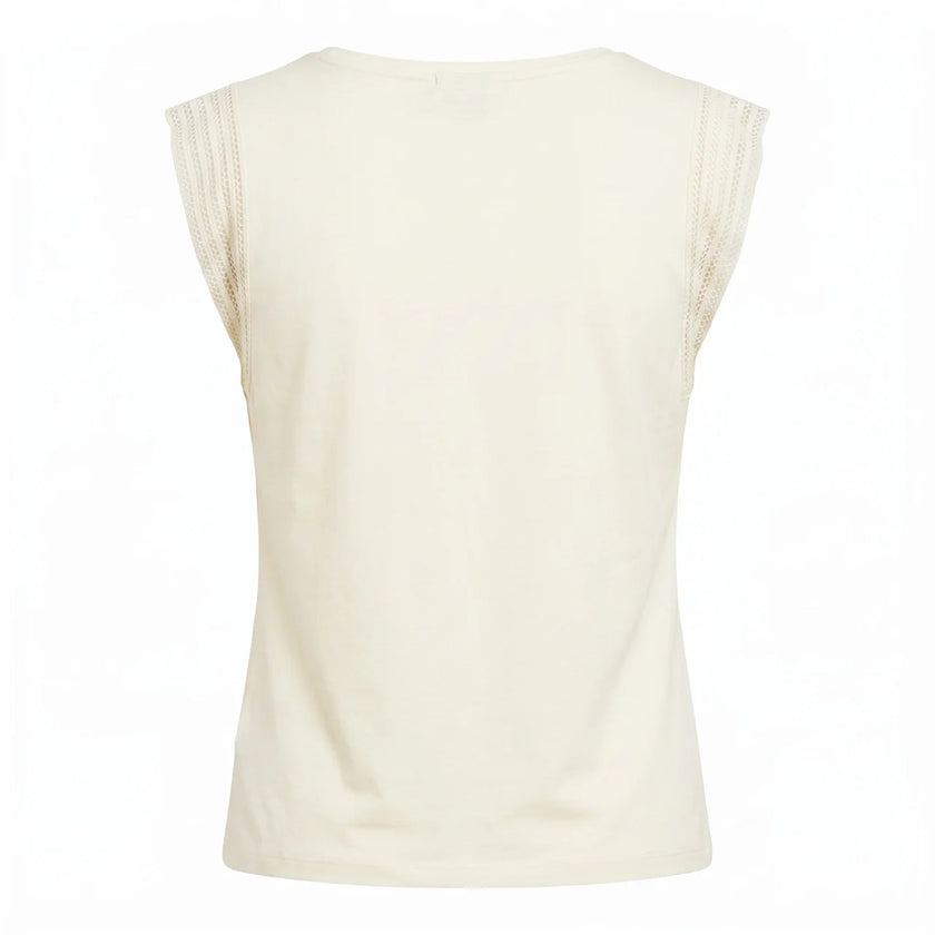 T-Shirt - Spitzenrand