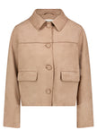 Jacke - Veloursleder-Optik