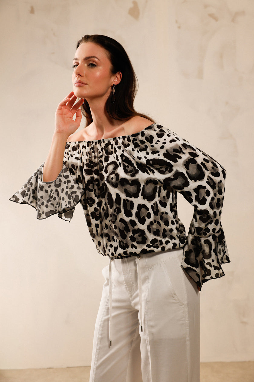 Bluse - Animalprint
