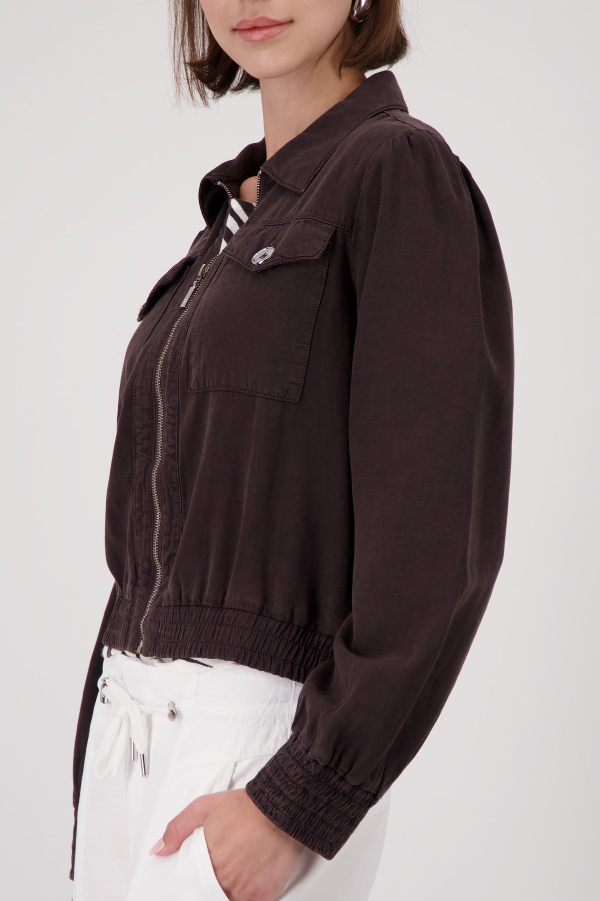 Jacke - Leinenmix