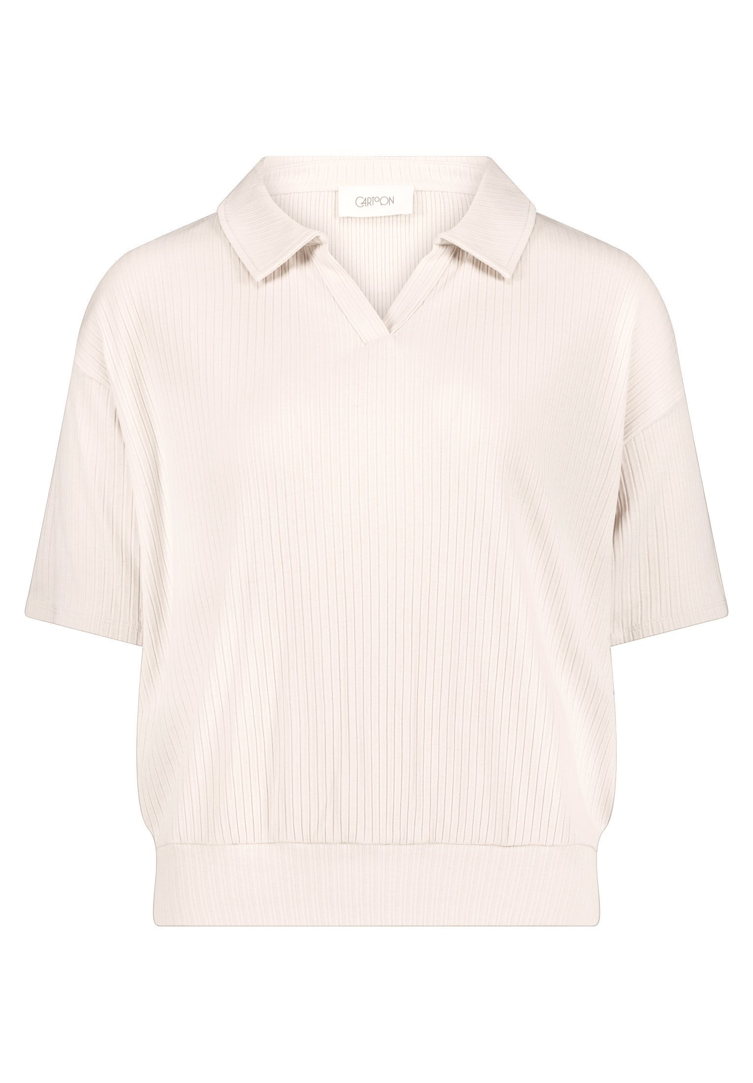 Poloshirt - Rippstruktur