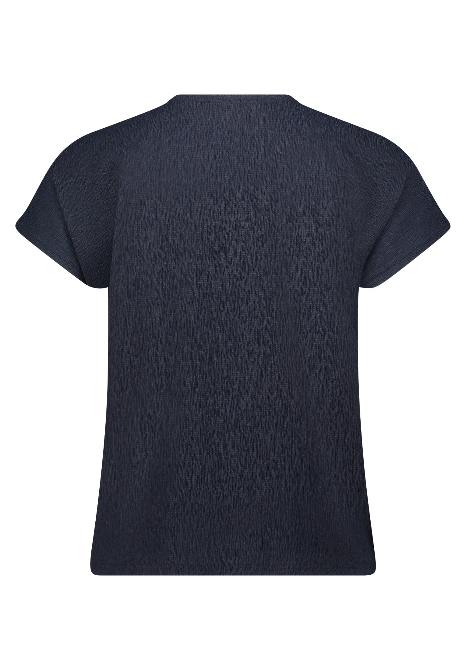 Strukturshirt - V-Neck