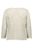 Strickpullover - Ajourstrick