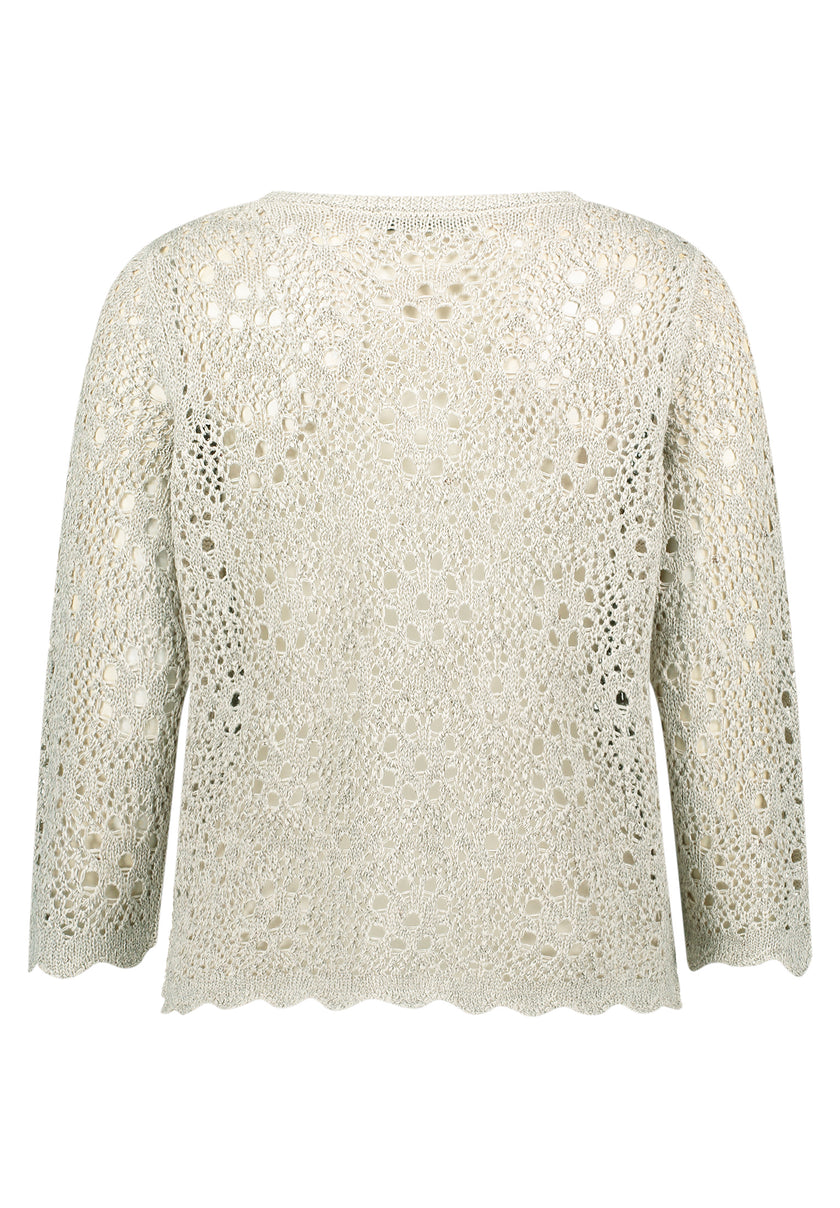 Strickpullover - Ajourstrick