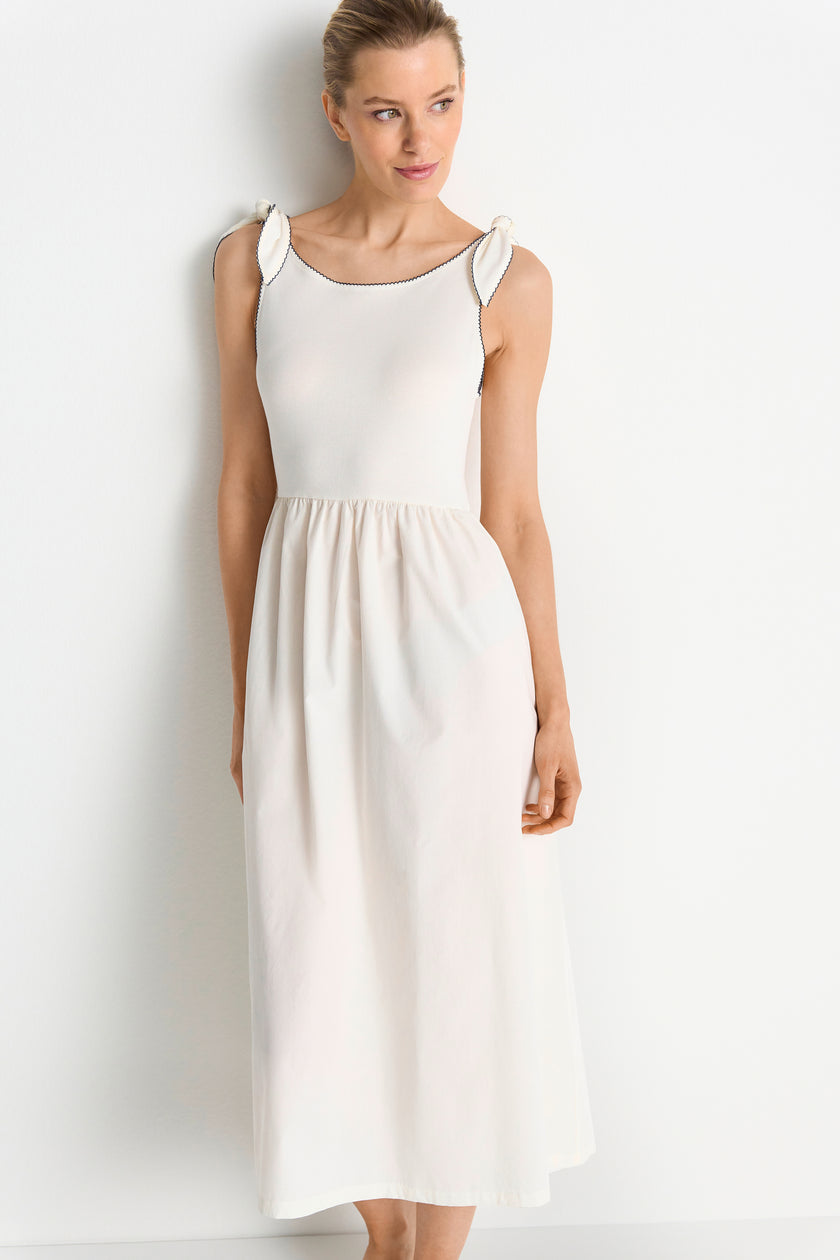 Kleid - Materialmix
