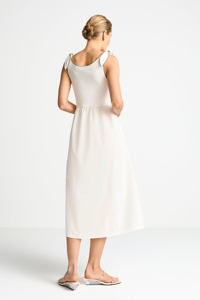 Kleid - Materialmix