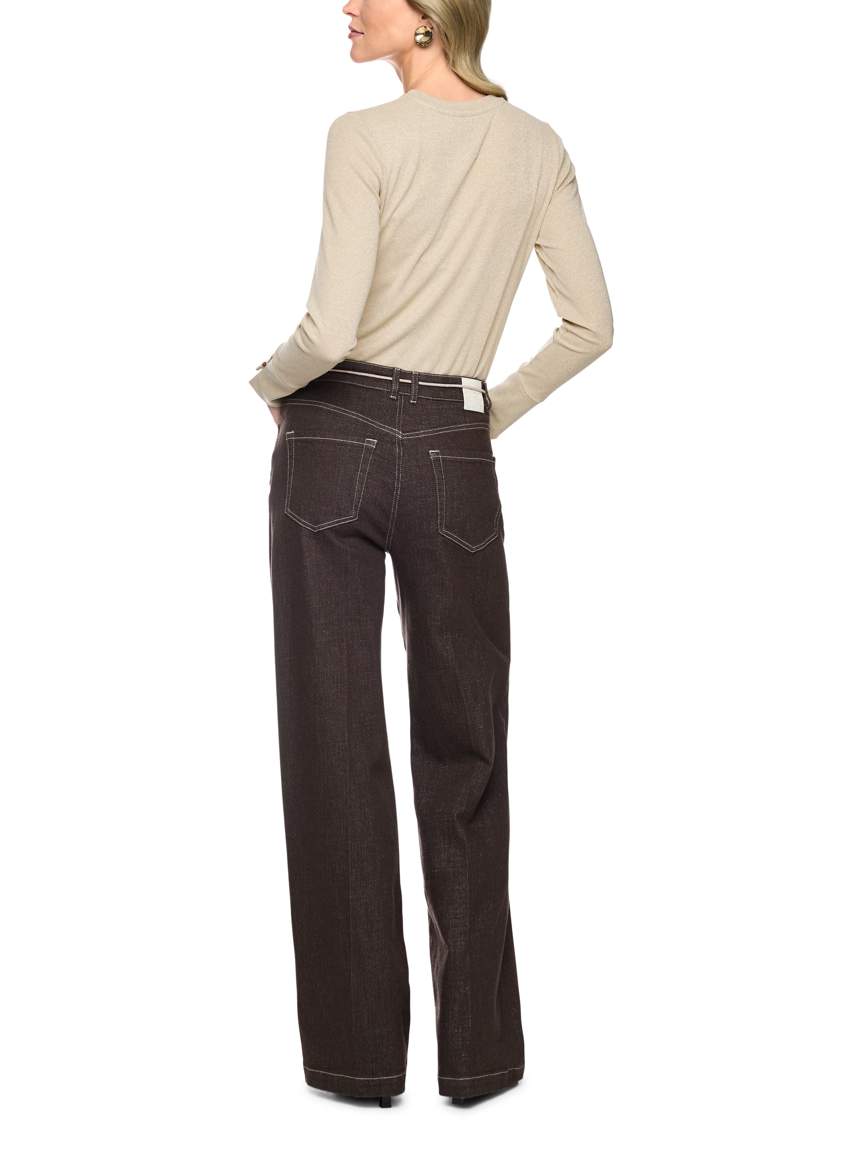 Langarmshirt - Lurex