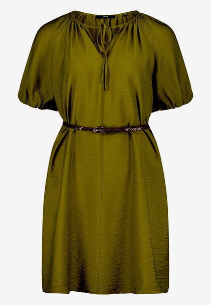 Kleid - Flechtgürtel