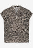 Schlupfbluse - Zebraprint