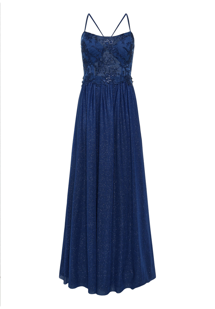 Kleid gefüttert, lang