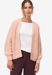 Grobstrickjacke - offener Style