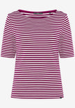 Ringelshirt  mit U-Boot Ausschnitt