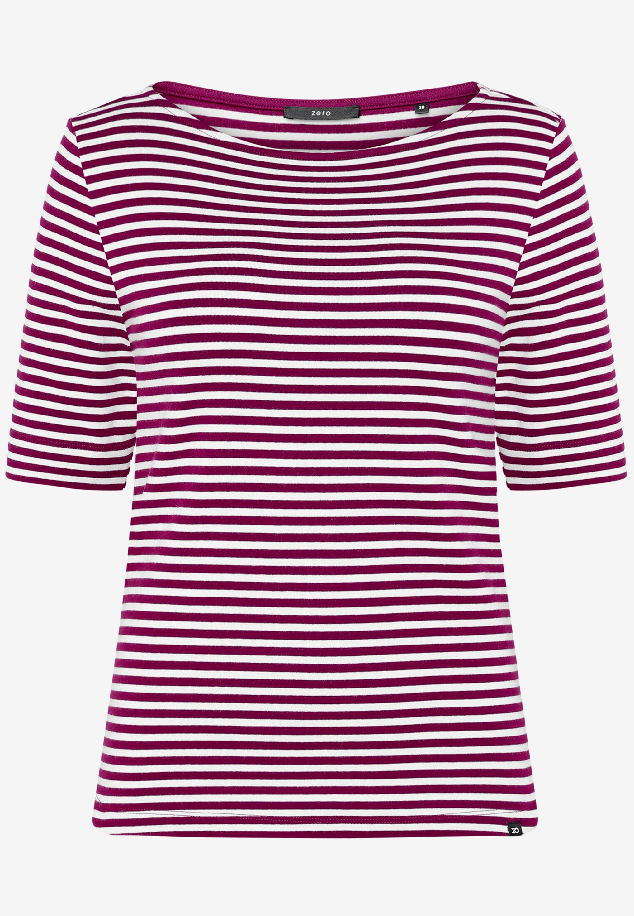 Ringelshirt  mit U-Boot Ausschnitt