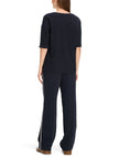 Blusenshirt  - Material-Mix