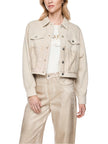 Denimjacke - Gold-Finish
