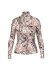 Langarmshirt - Magma-Print