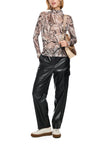 Langarmshirt - Magma-Print