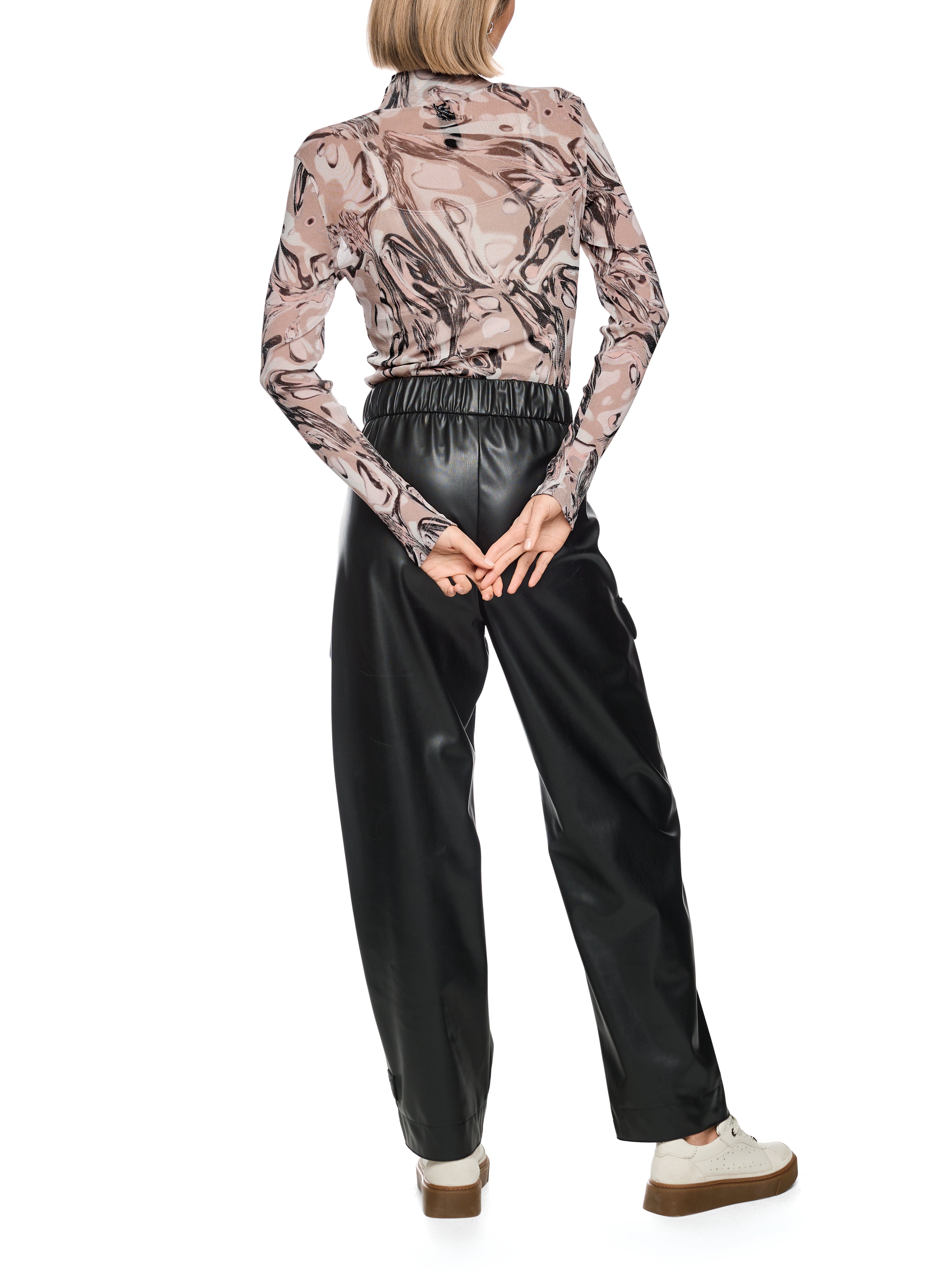 Langarmshirt - Magma-Print