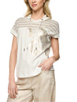 Blusenshirt - Lurex