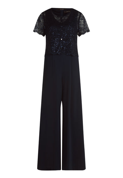 Jumpsuit - Materialmix