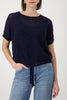 Ajour-Strickpullover mit Strasssteinen