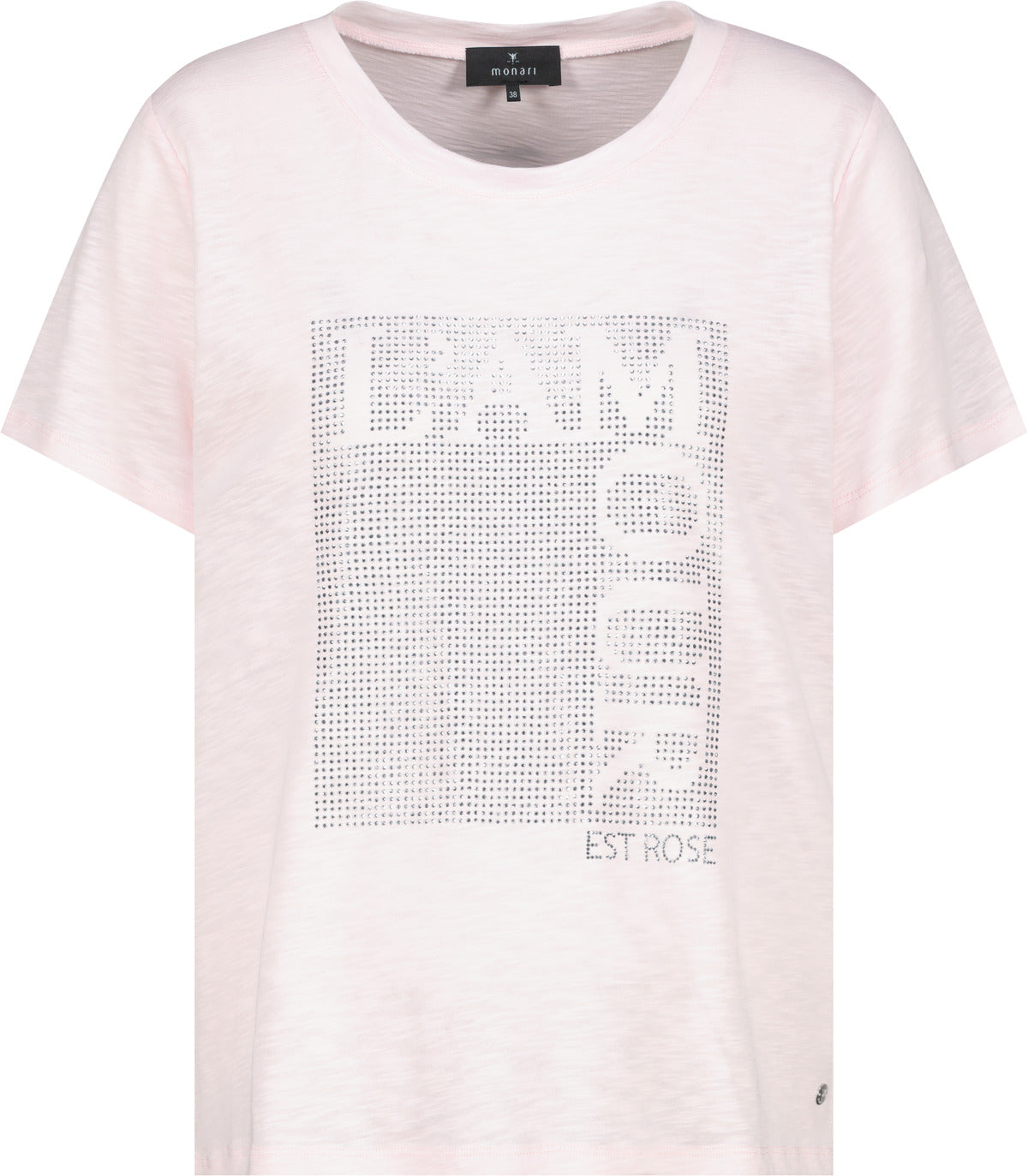 T-Shirt mit Strasssteinen