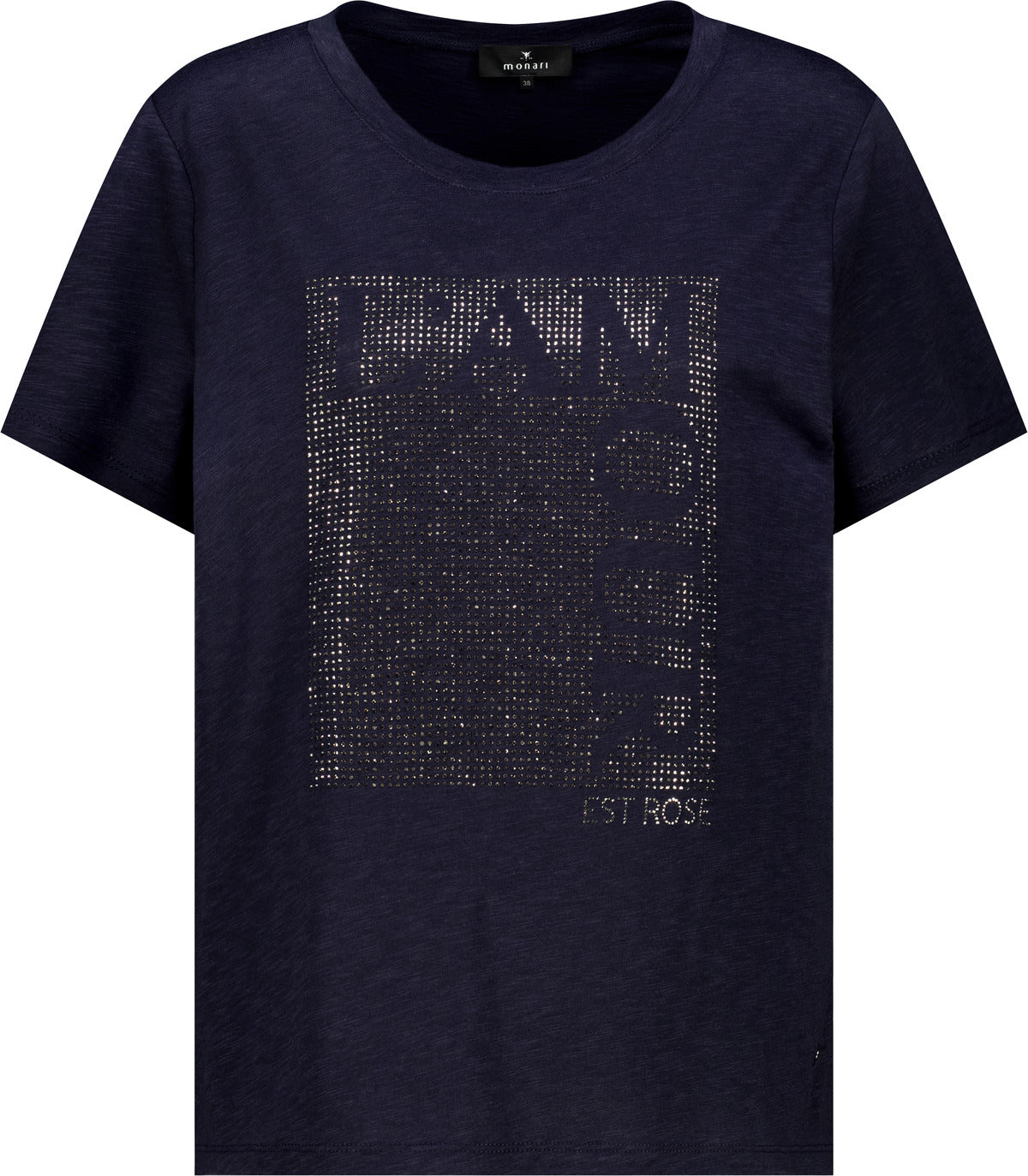 T-Shirt mit Strasssteinen