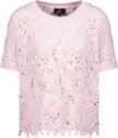 Pullover mit Spitzenmuster