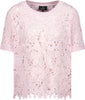 Pullover mit Spitzenmuster