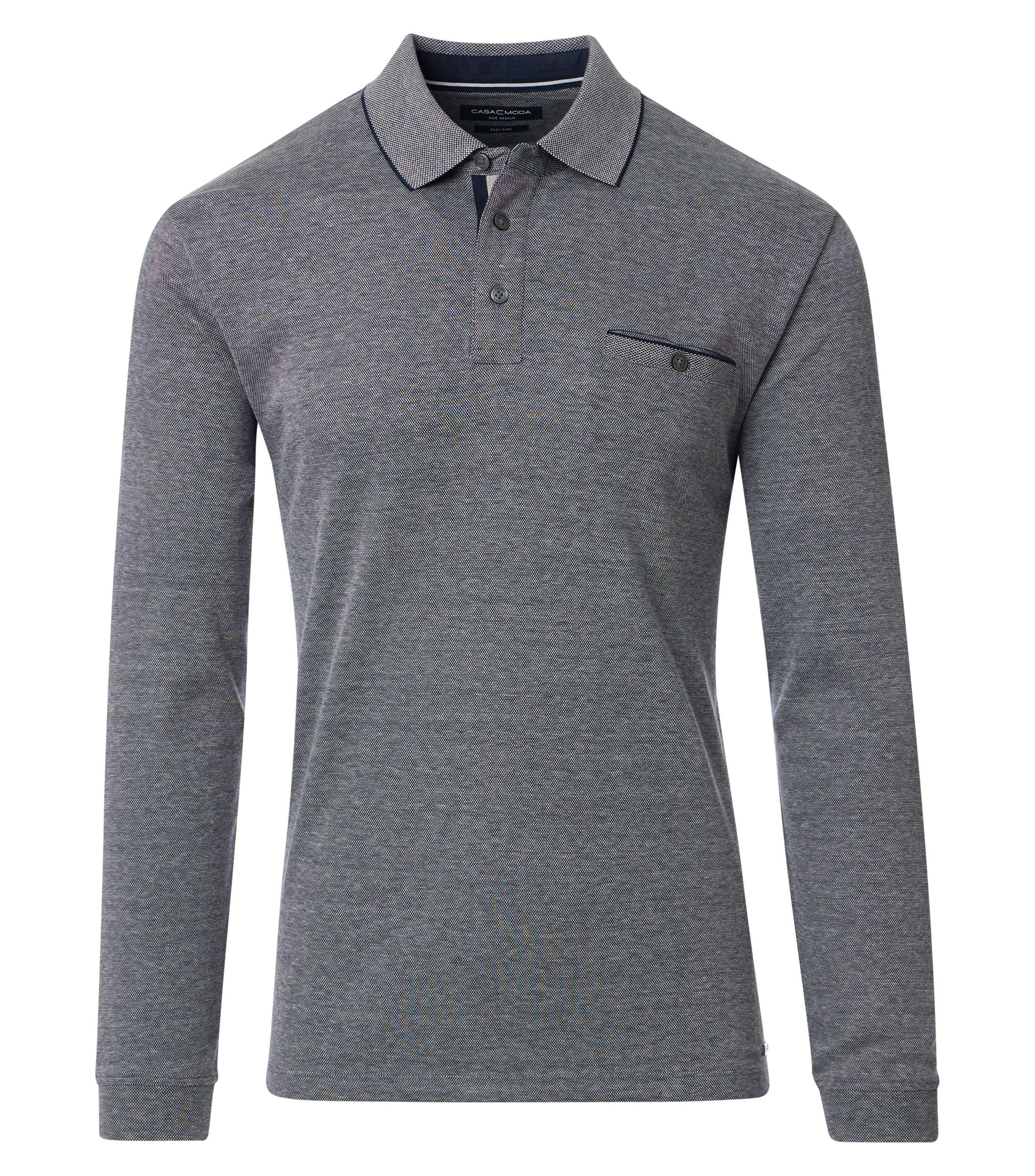 Poloshirt - Langarm