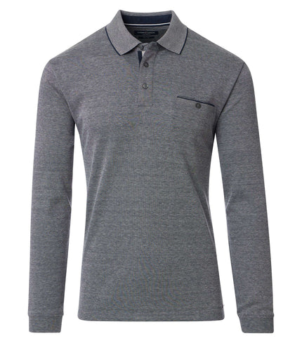 Poloshirt - Langarm