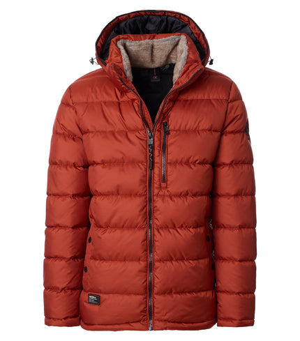 Steppjacke mit Kapuze