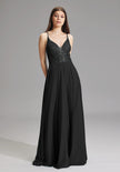 Abendkleid -Materialmix