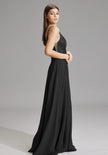 Abendkleid -Materialmix