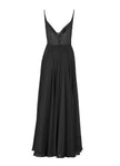 Abendkleid -Materialmix