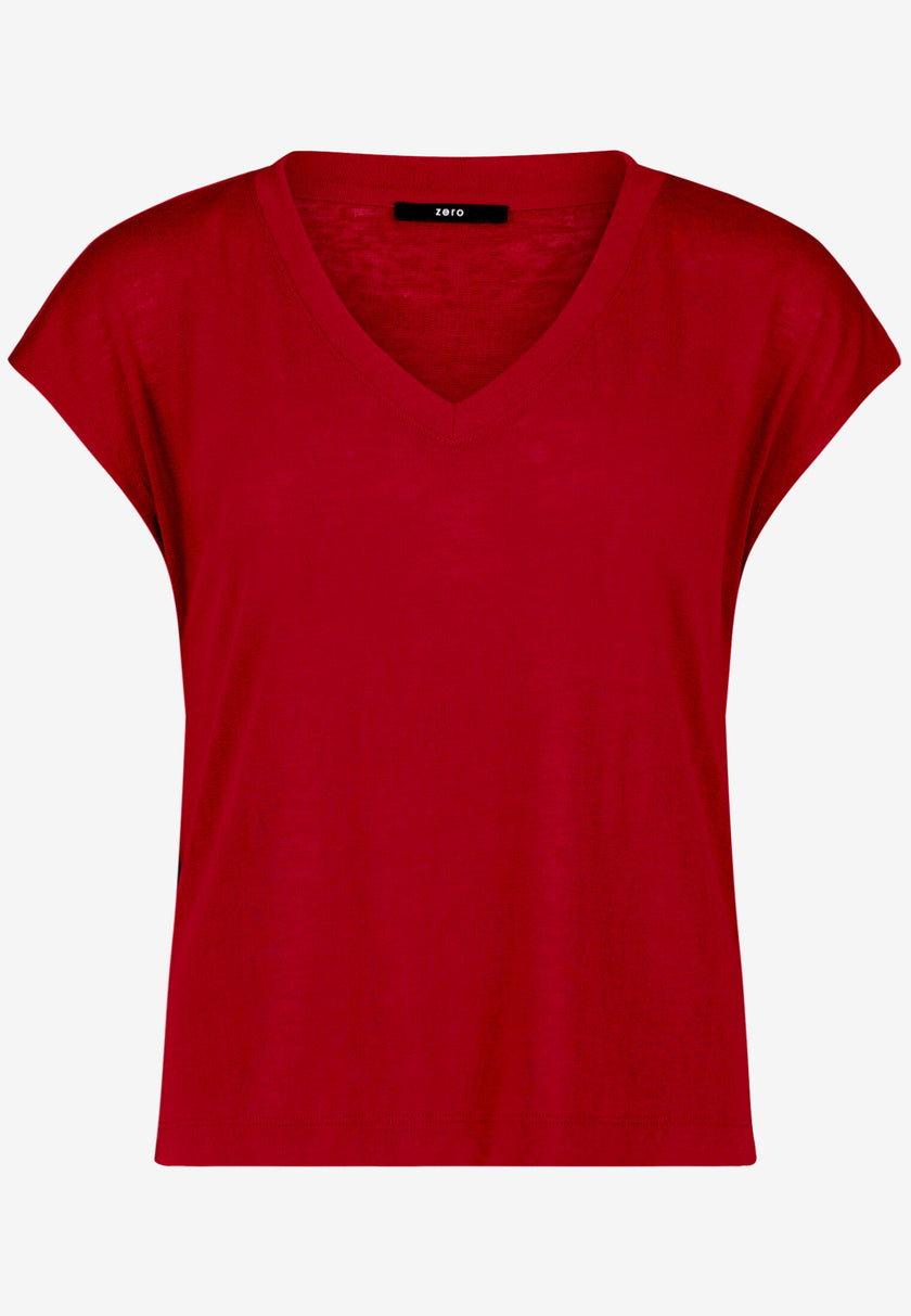 Basic-Shirt - V-Ausschnitt