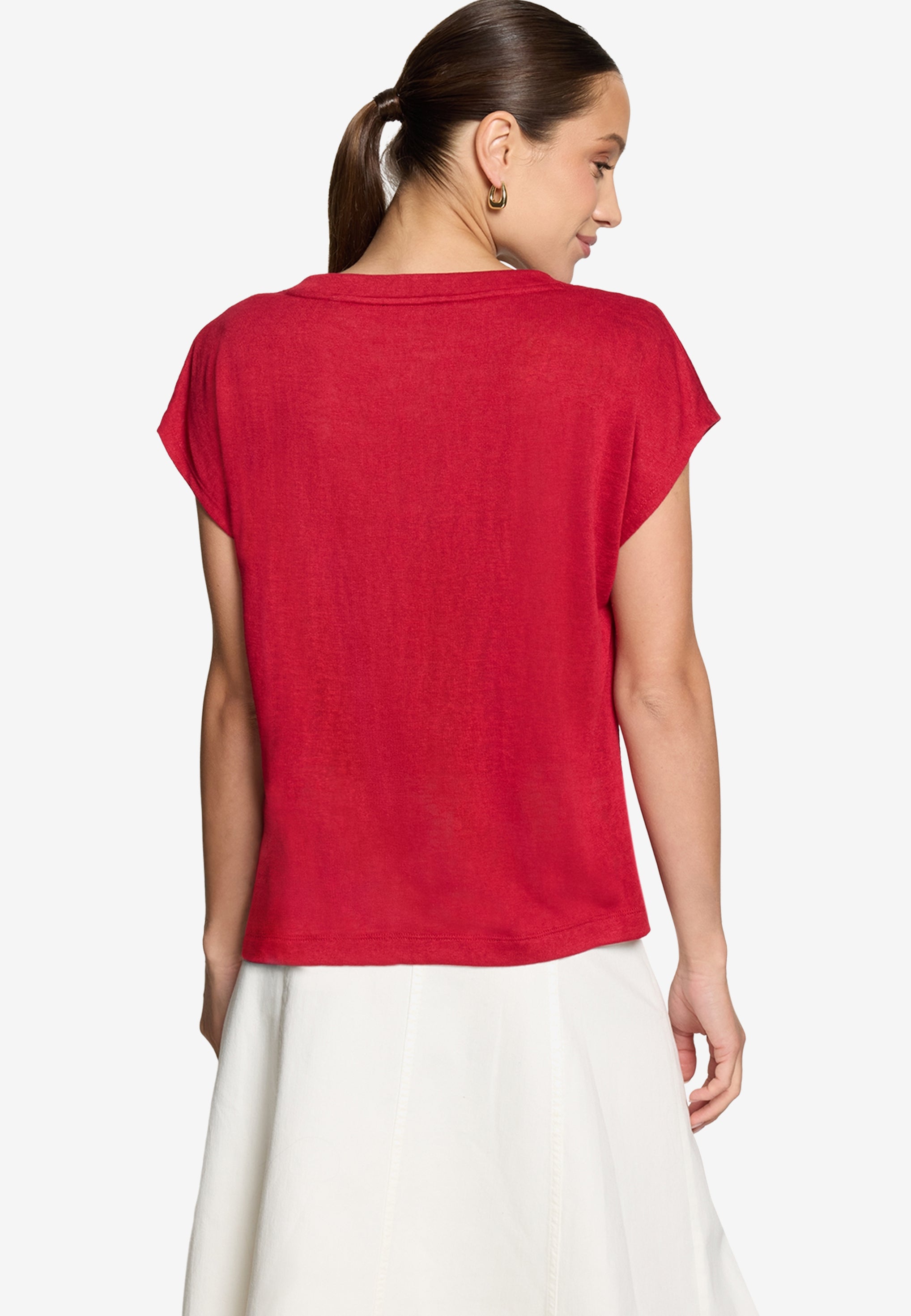 Basic-Shirt - V-Ausschnitt