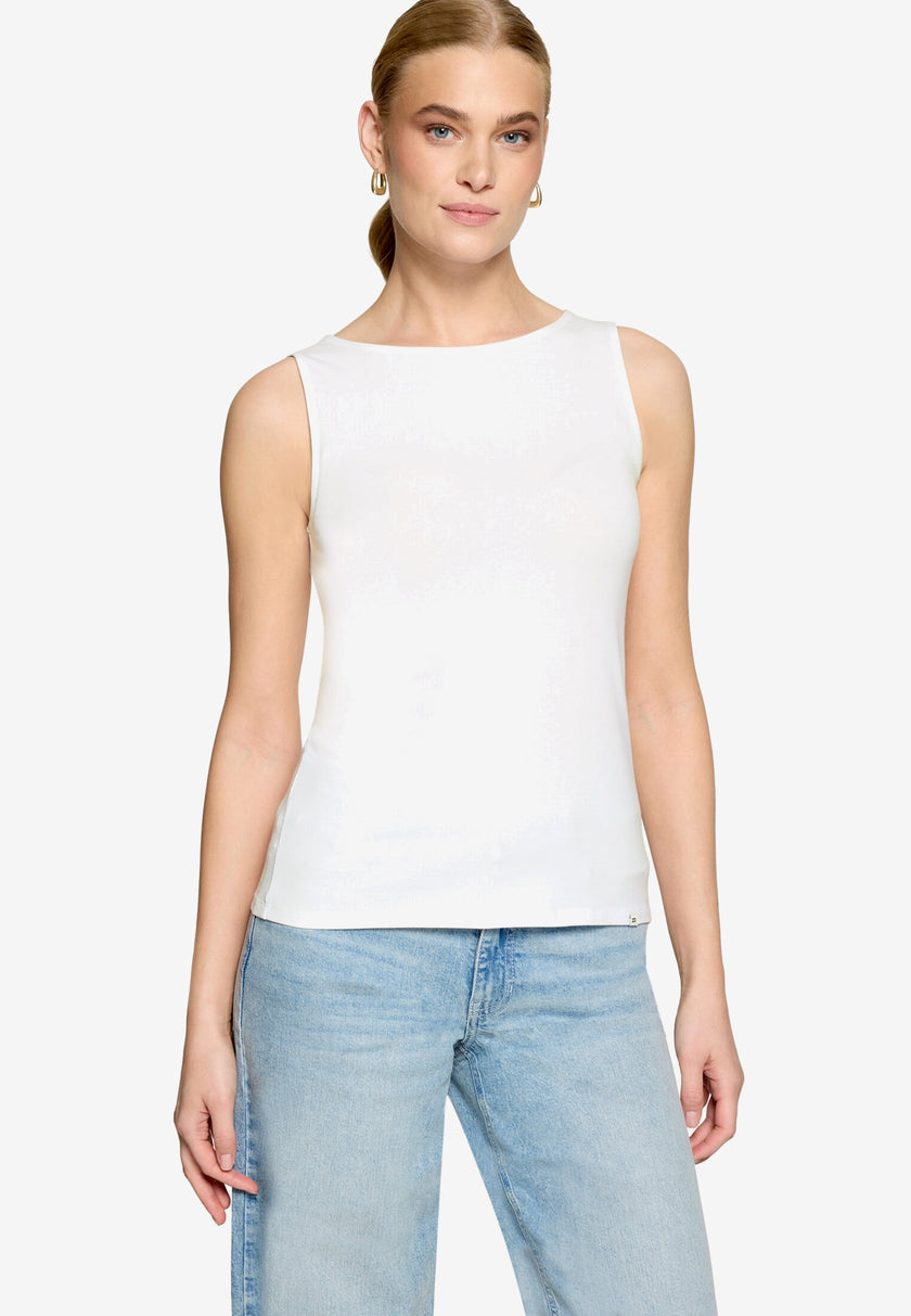 Top - Boatneck-Ausschnitt