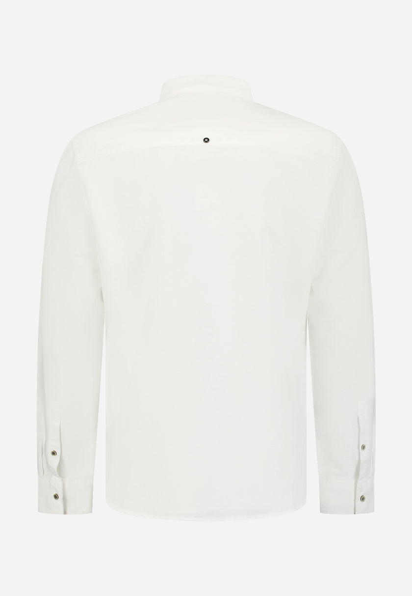 Shirt With Linen Granddad