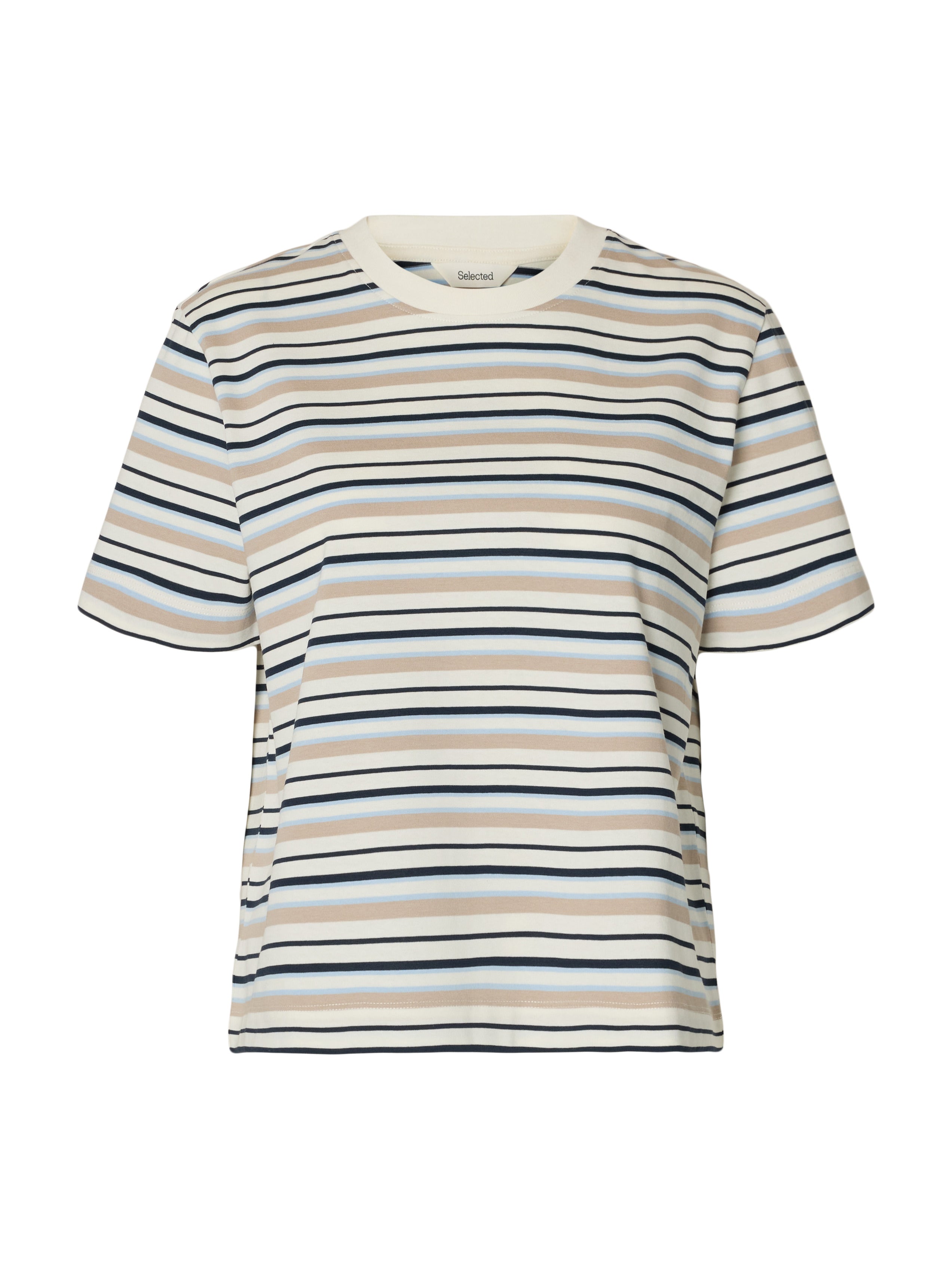SLWESSENTIAL SS STRIPED BOXY TEE NOOS